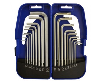 18pc Hex & Torx Key Bit Set 